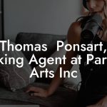 Thomas  Ponsart, Booking Agent at Partisan Arts Inc