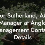Thor Sutherland, A&R Manager at Anglo Management Contact Details
