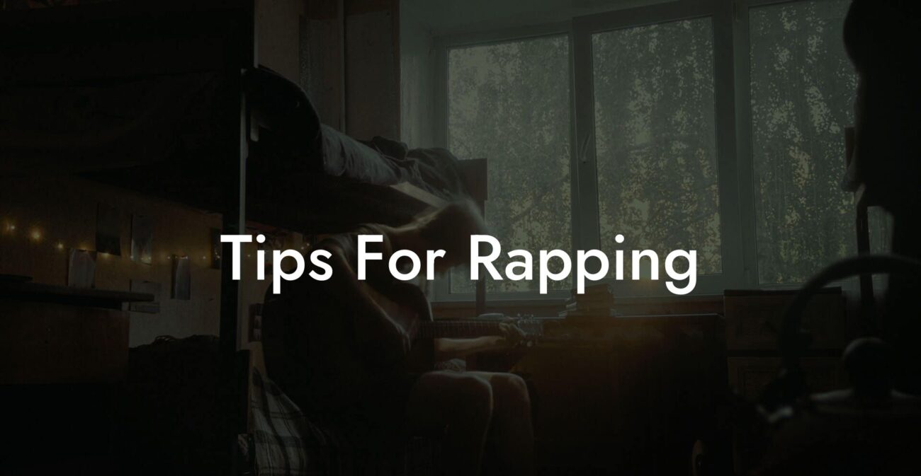 tips for rapping lyric assistant