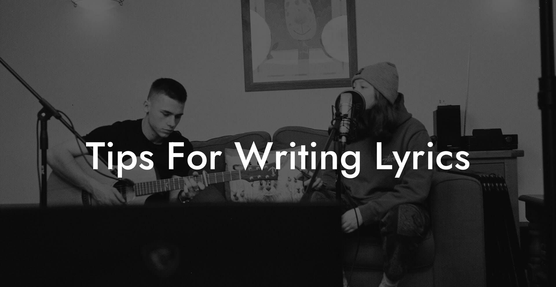 tips for writing lyrics lyric assistant