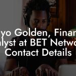 Titlayo Golden, Financial Analyst at BET Networks Contact Details