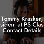 Tommy Krasker, President at PS Classics Contact Details