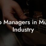 Top Managers in Music Industry