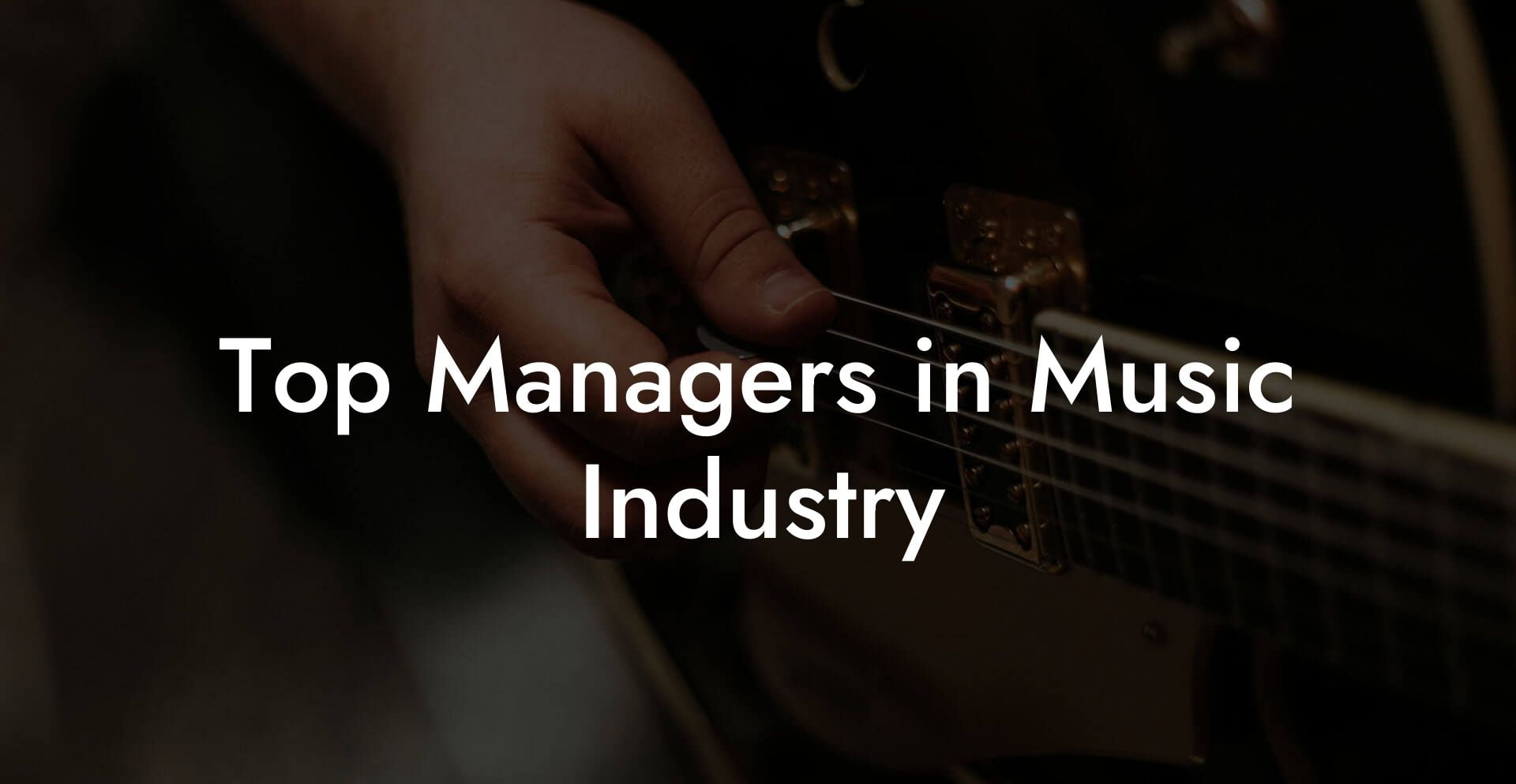 Top Managers in Music Industry