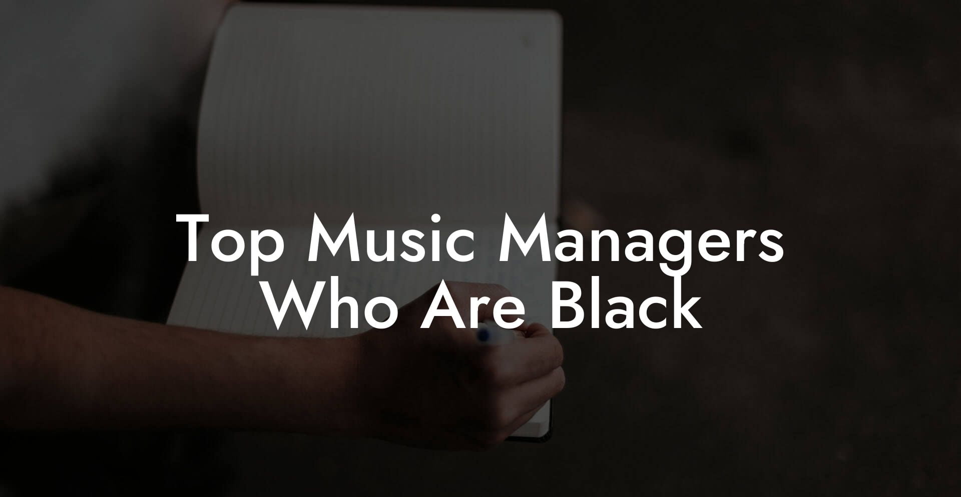 Top Music Managers Who Are Black