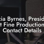 Tricia Byrnes, President at Fine Productions Contact Details