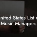 United States List of Music Managers