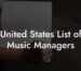 United States List of Music Managers