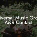 Universal Music Group A&R Contact