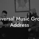 Universal Music Group Address