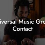 Universal Music Group Contact