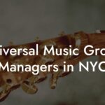 Universal Music Group Managers in NYC