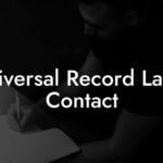 Universal Record Label Contact