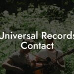 Universal Records Contact