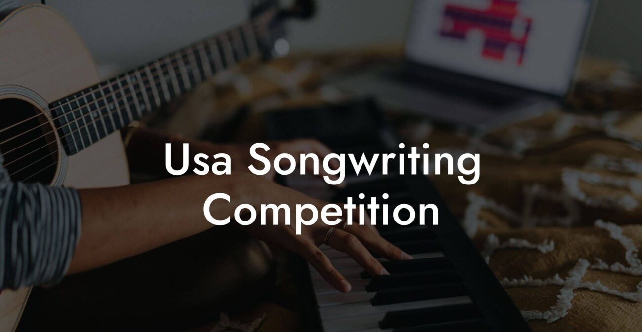 usa songwriting competition lyric assistant