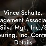 Vince Schultz, Management Associate at Bill Silva Mgt., Inc./Silva Touring, Inc. Contact Details