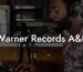Warner Records A&R