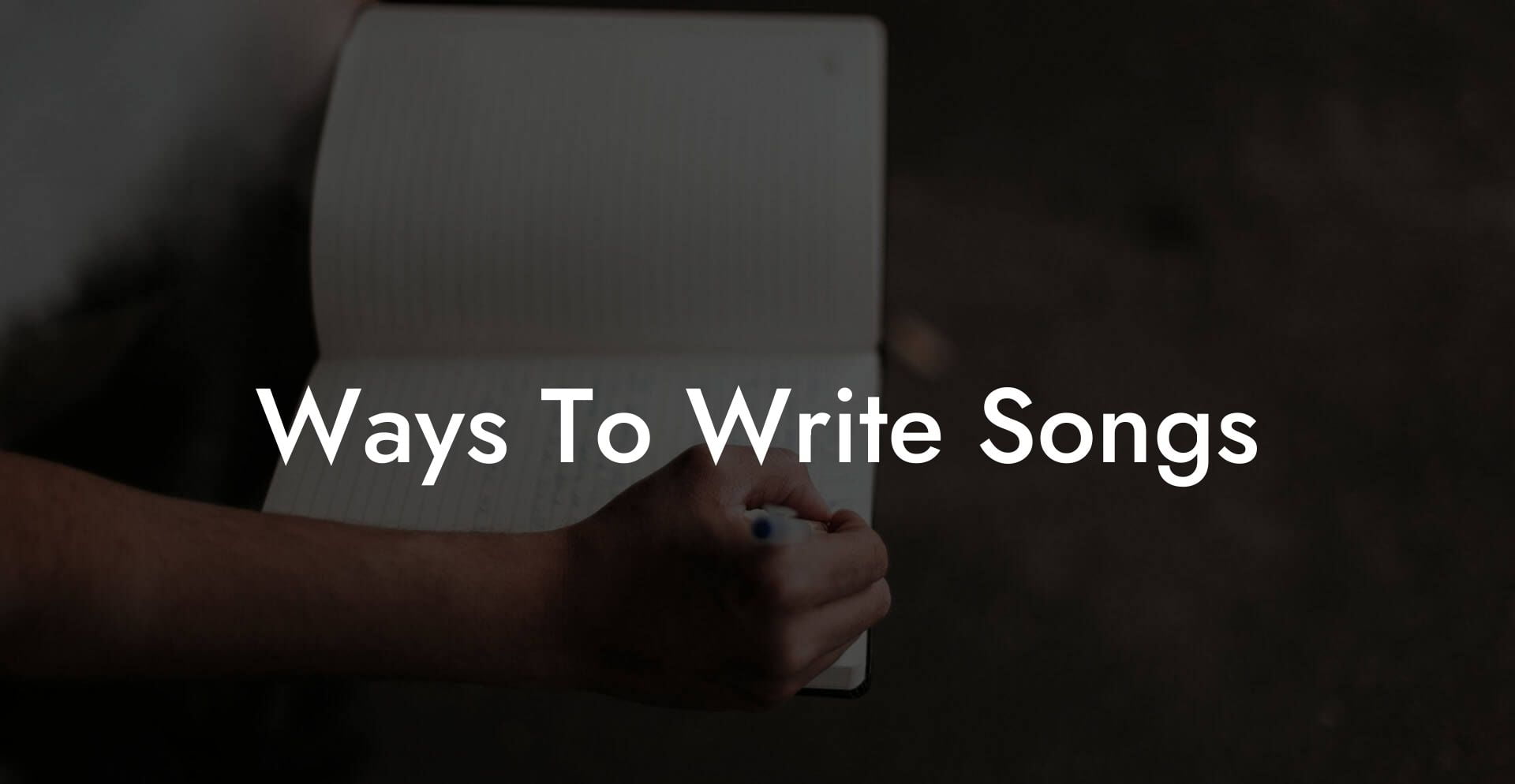 ways to write songs lyric assistant