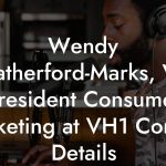 Wendy Weatherford-Marks, Vice President Consumer Marketing at VH1 Contact Details