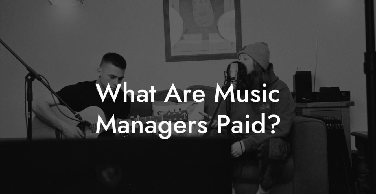 What Are Music Managers Paid?