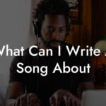 what can i write a song about lyric assistant