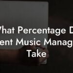 What Percentage Do Talent Music Managers Take