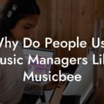 Why Do People Use Music Managers Like Musicbee