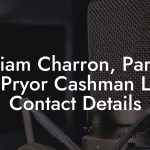 William Charron, Partner at Pryor Cashman LLP Contact Details