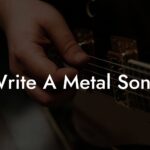 write a metal song lyric assistant