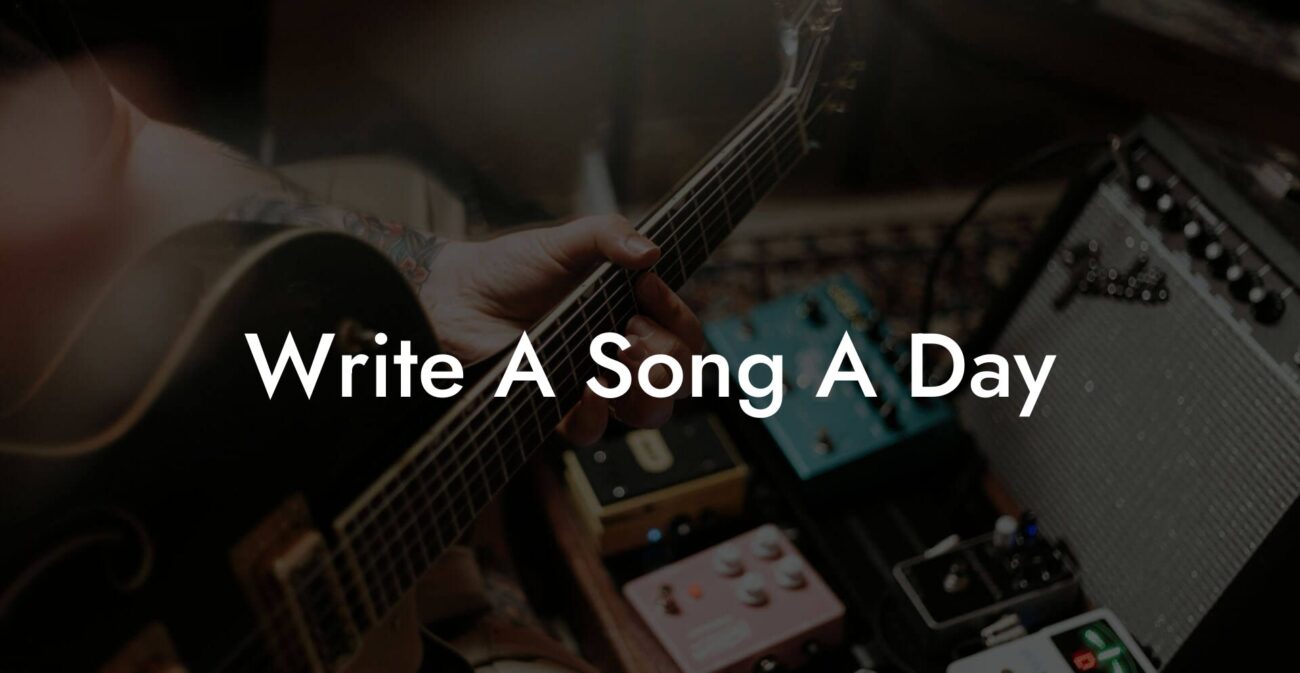 write a song a day lyric assistant