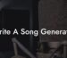 write a song generator lyric assistant