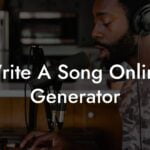 write a song online generator lyric assistant