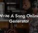 write a song online generator lyric assistant