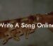 write a song online lyric assistant