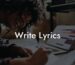 write lyrics lyric assistant
