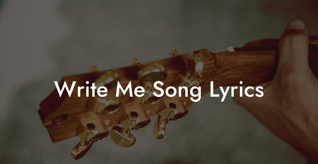 write me song lyrics lyric assistant