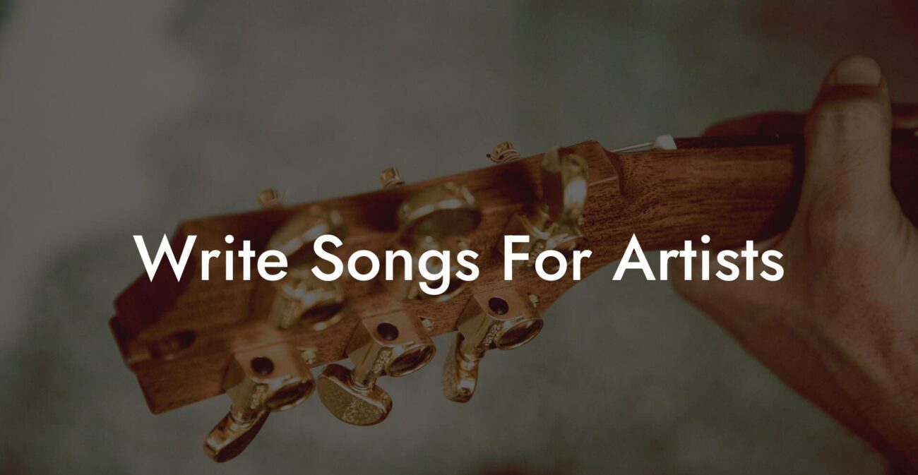 write songs for artists lyric assistant