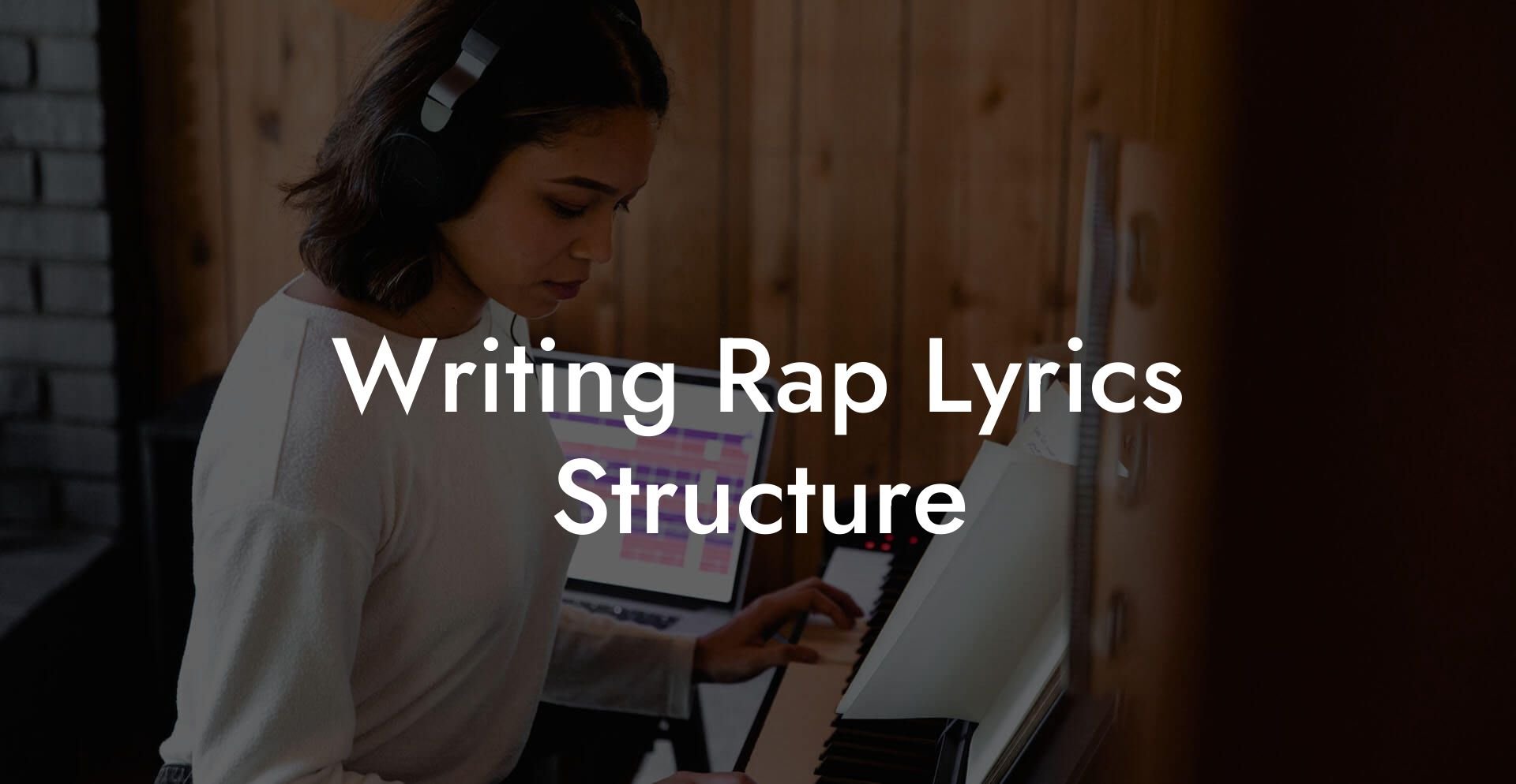 writing rap lyrics structure lyric assistant