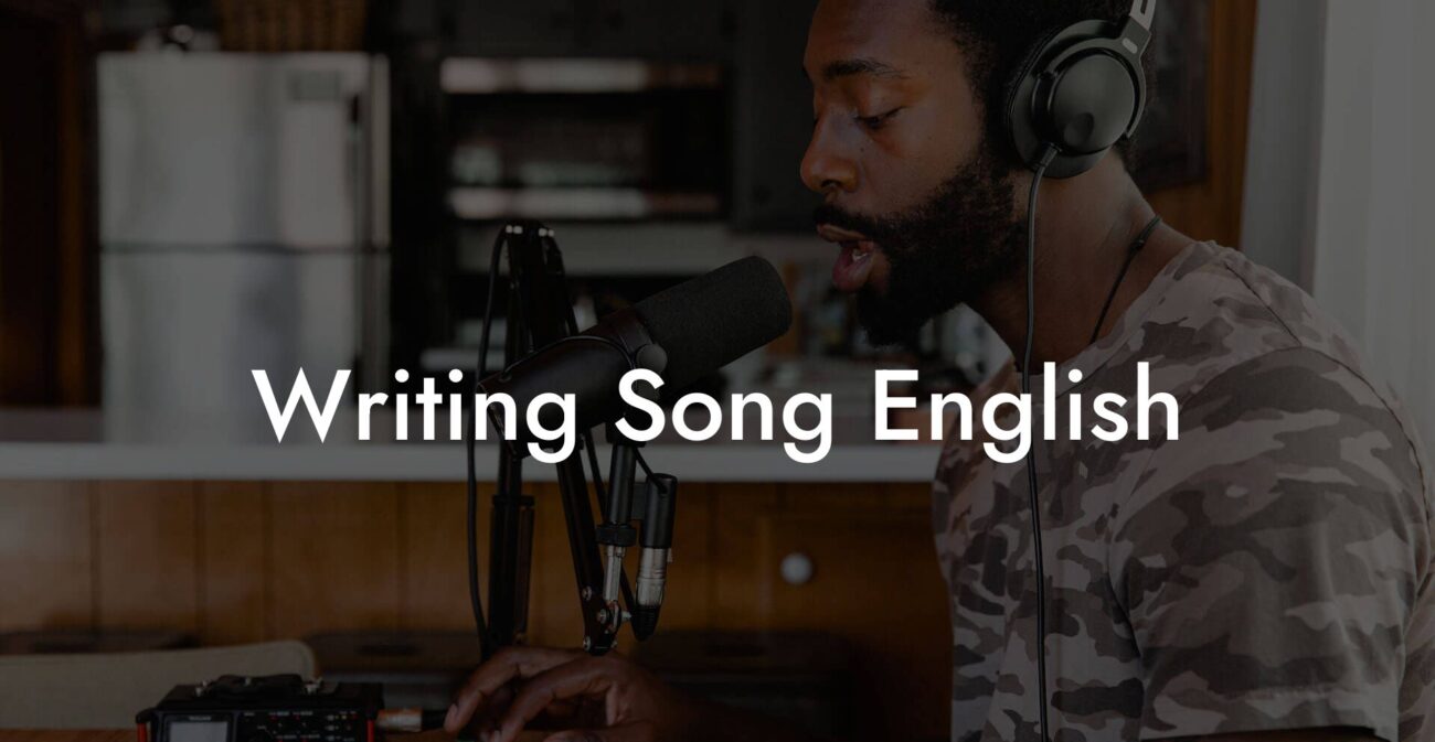 writing song english lyric assistant
